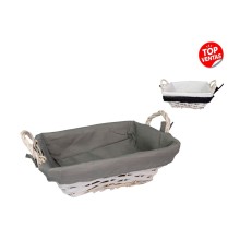 CESTO RECTANGULAR ASAS BLANCO